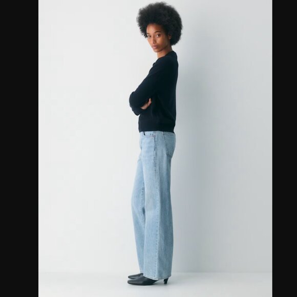 Aritzia Denim Forum The Farrah Hi-rise Wide Jean - Picture 1 of 7